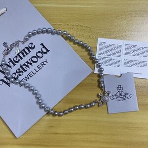 Vivienne Westwood Gray Orb Necklace
